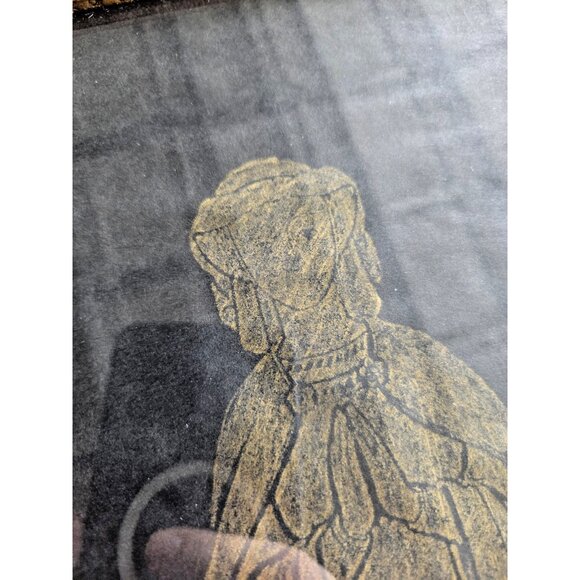 Clark Paterson Brass Rubbing Dame Jemima Wilson 1977 Westminster Abbey 19x11 - Picture 4 of 8